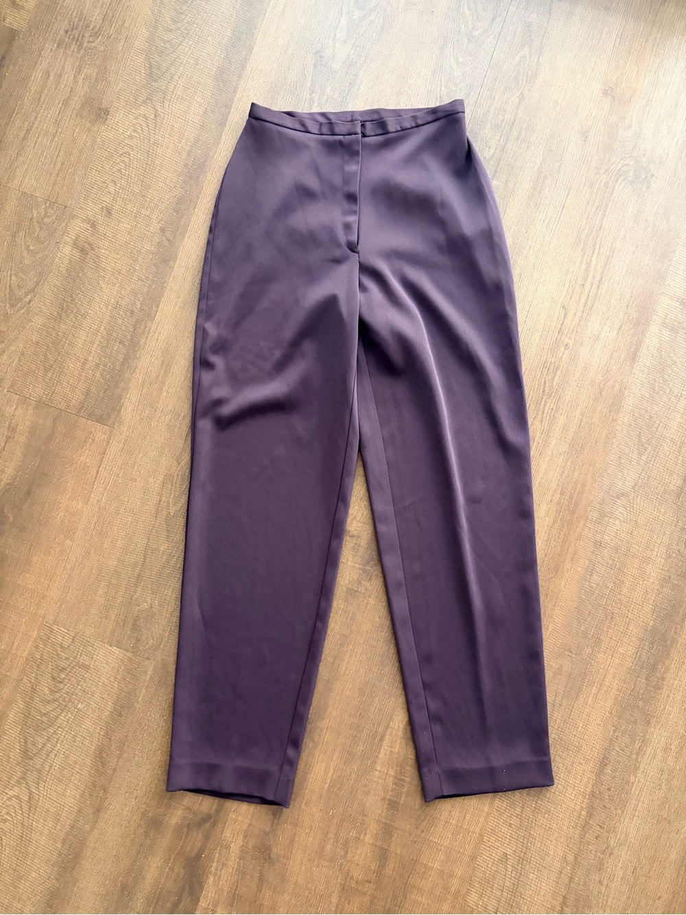 High-Waist Straight Trousers